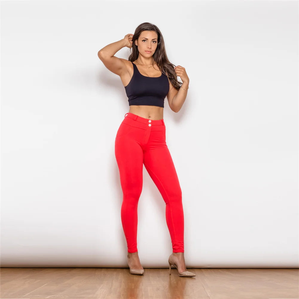 Women Stretch Slim Pencil Pants
