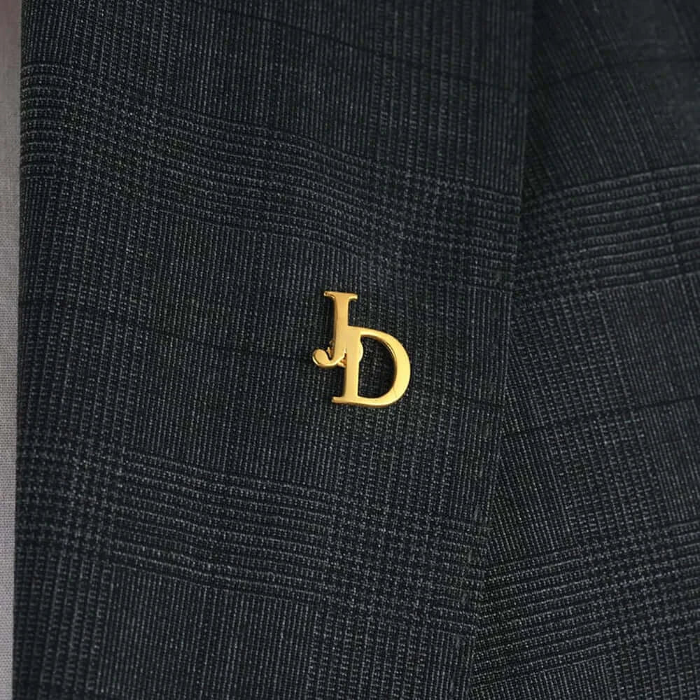 Skyrim Custom Initials Brooch Stainless