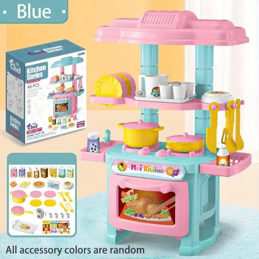 Kids Mini Kitchen Counter Play Set