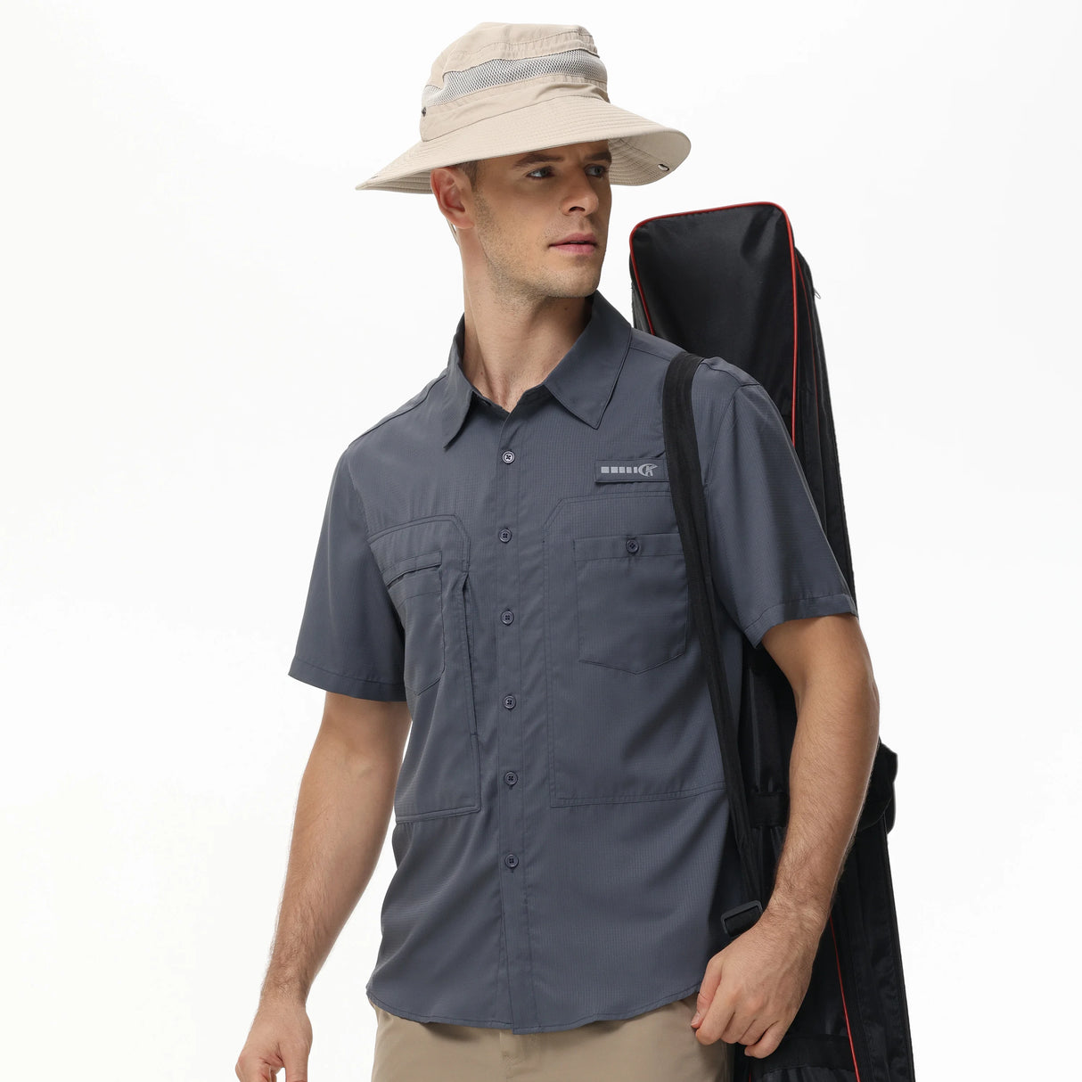 Men Fishing Cargo Shirt
