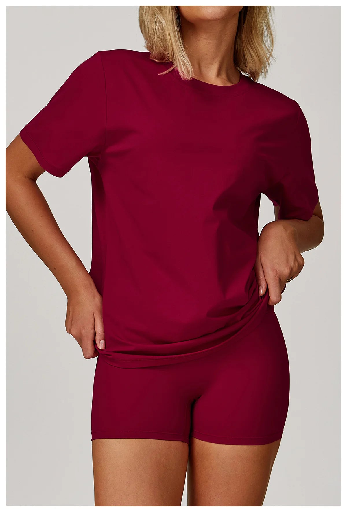 Loose Fit Yoga Tee - Breathable & Quick Dry