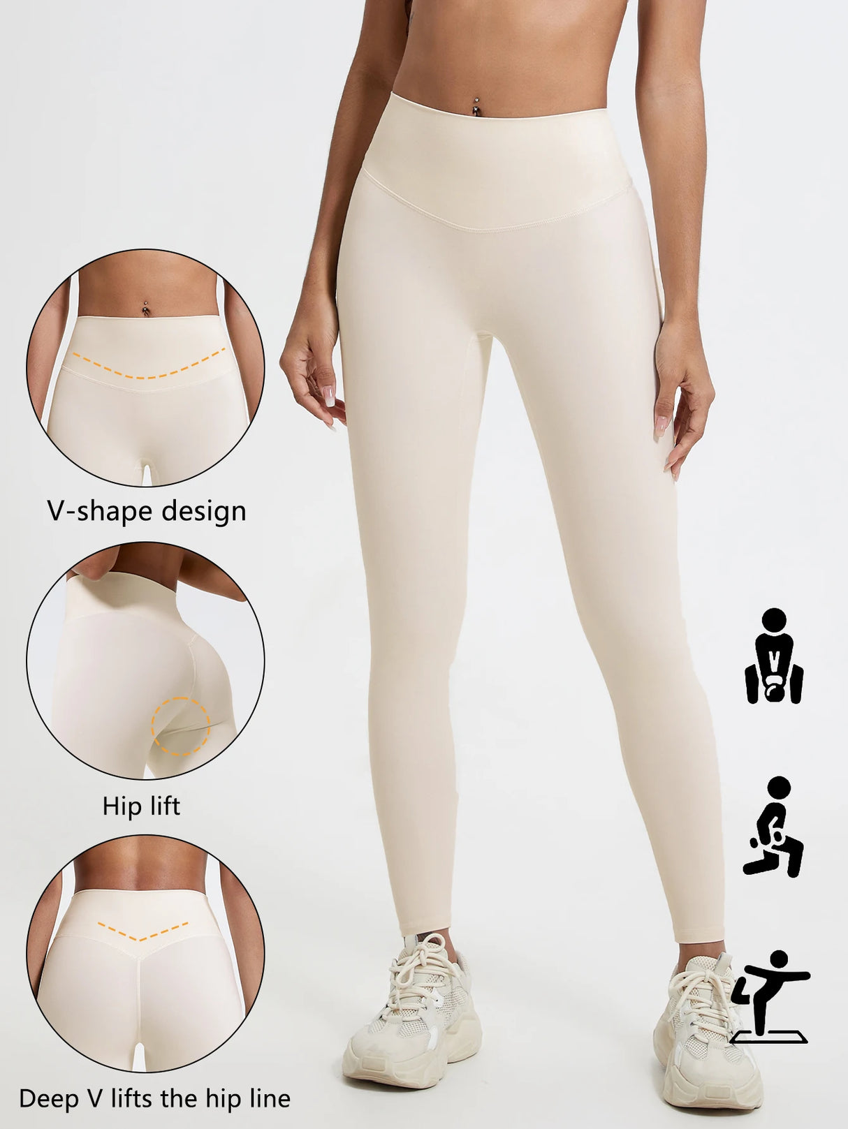 Hearuisavy High Waist Quick-Dry Women's Yoga Leggings – Super Soft Fabric