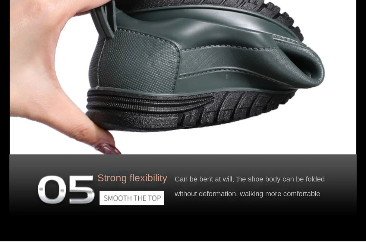 أحذية مطر رجالية منخفضة القطع