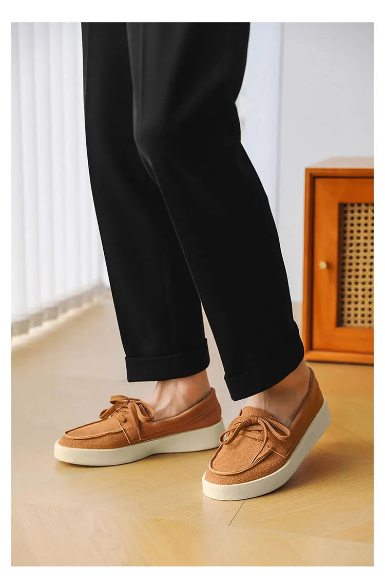 Men Suede Lightweight Driving Loafers