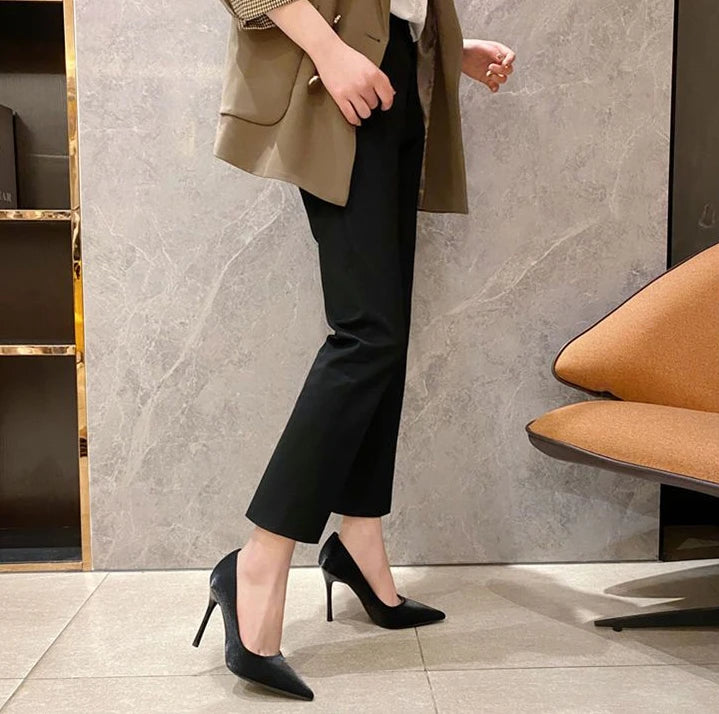 أحذية ستيليتو مثيرة بمقدمة مدببة - أحذية رسمية 2025