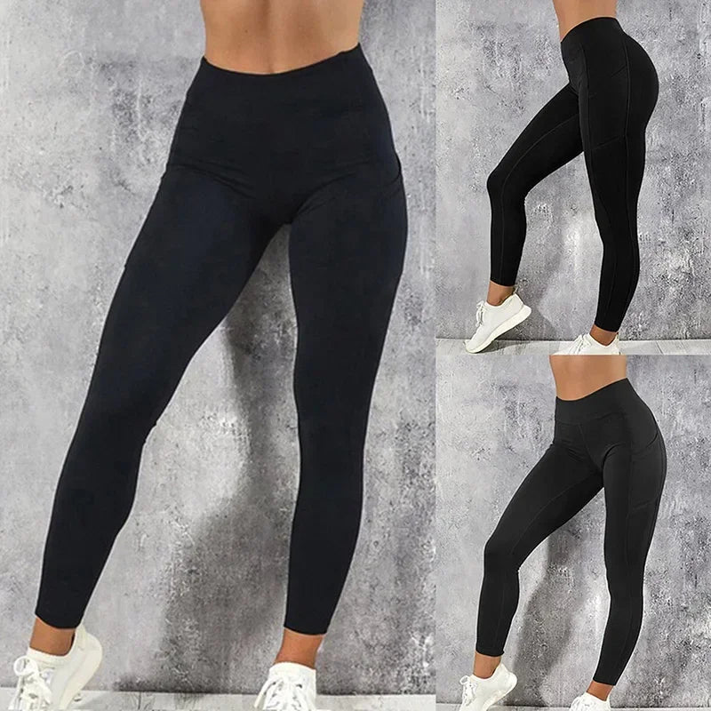 Women Pocketed Gym Yoga Leggings
