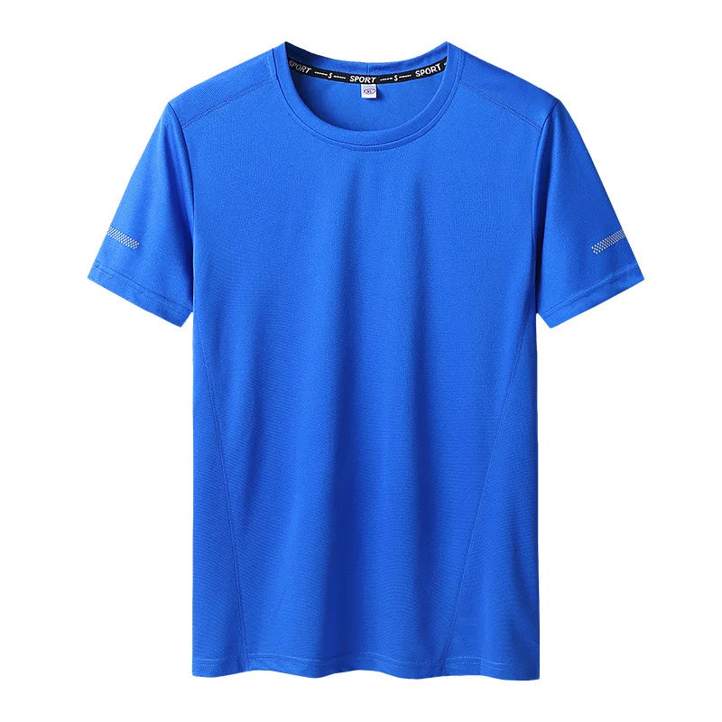 Men Plus Size Quick Dry T-Shirt 6XL-9XL