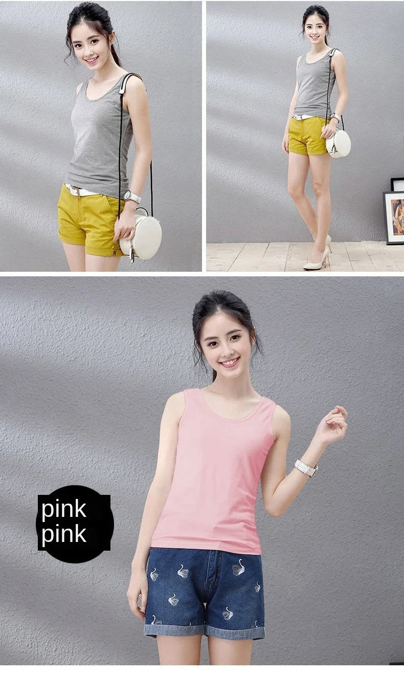 تانك توب نسائي من القطن