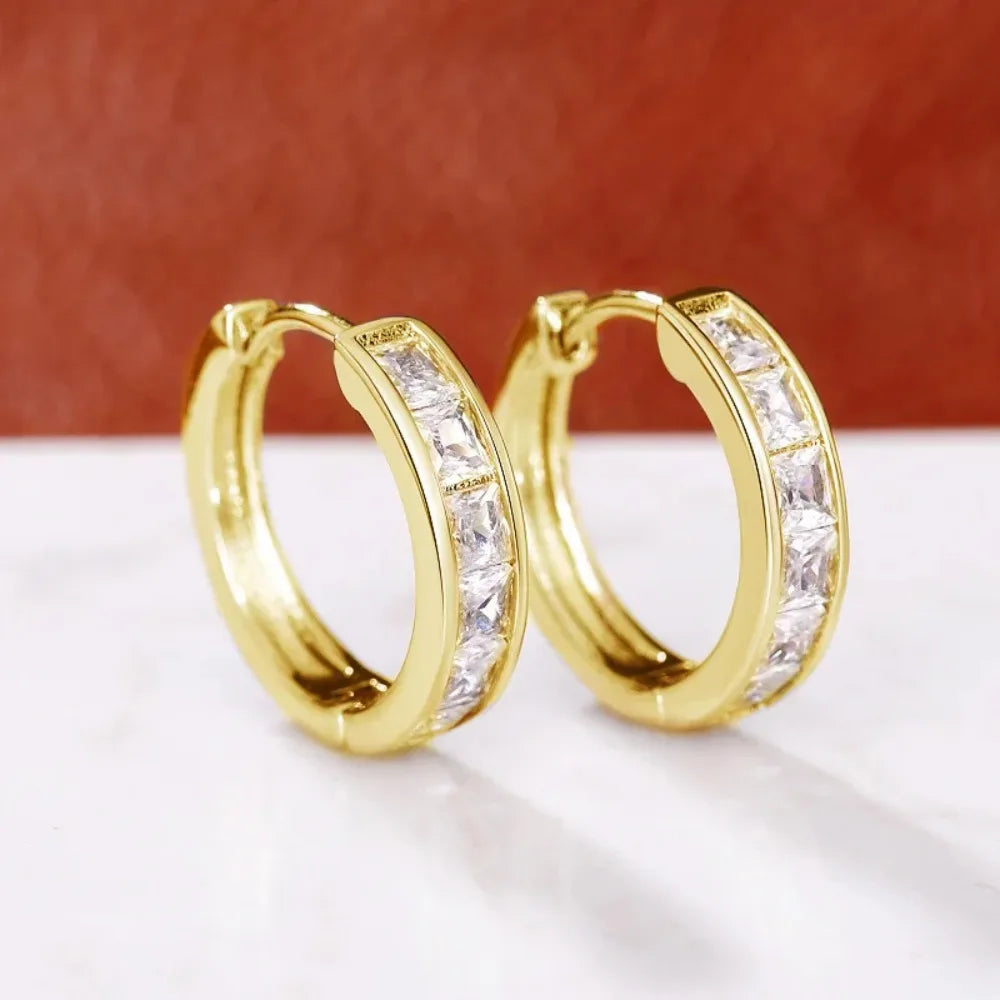 CZ Hoop Earrings