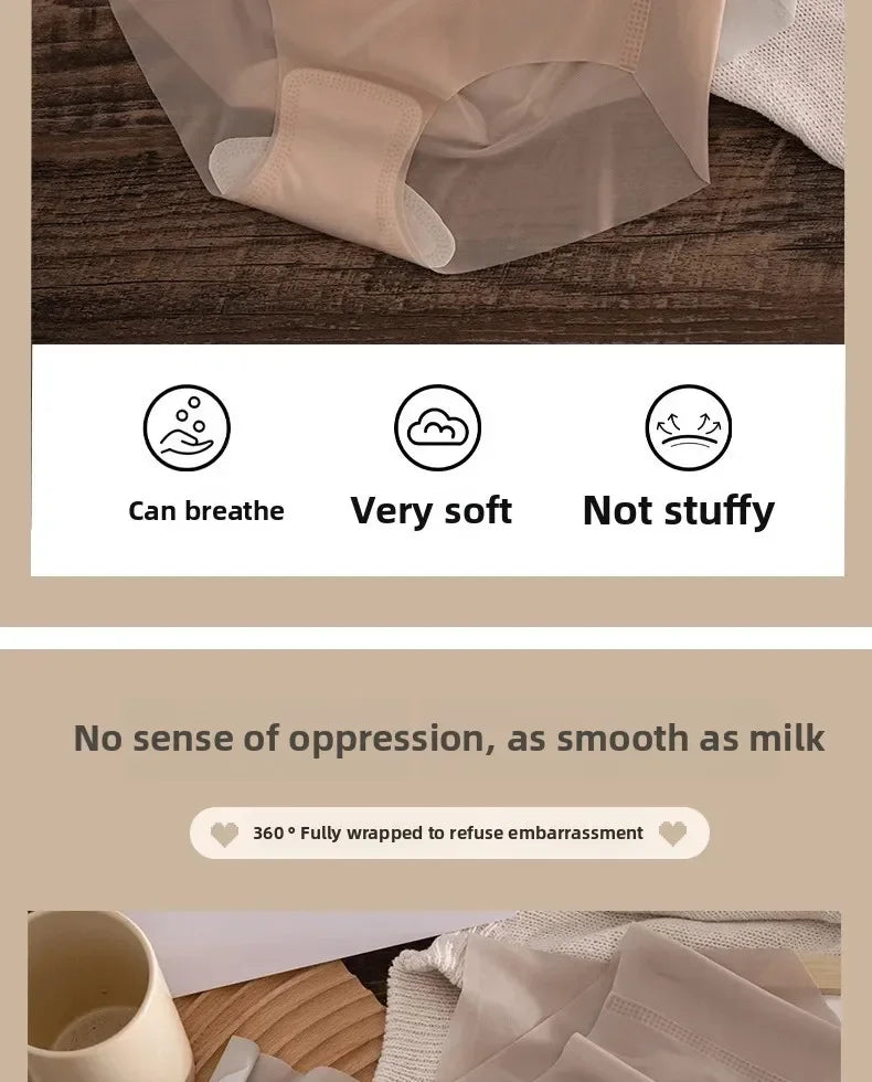 Women Low Waist Quick Dry Briefs