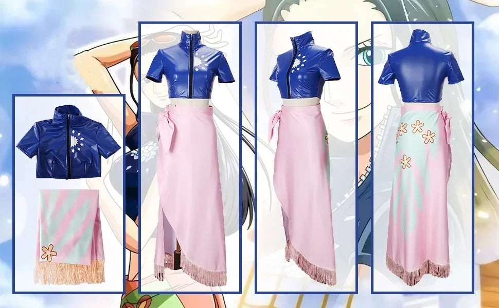 Nico Robin Anime Cosplay Party Costume