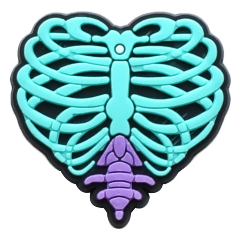 Women Skeleton Shoe Charms Halloween Style