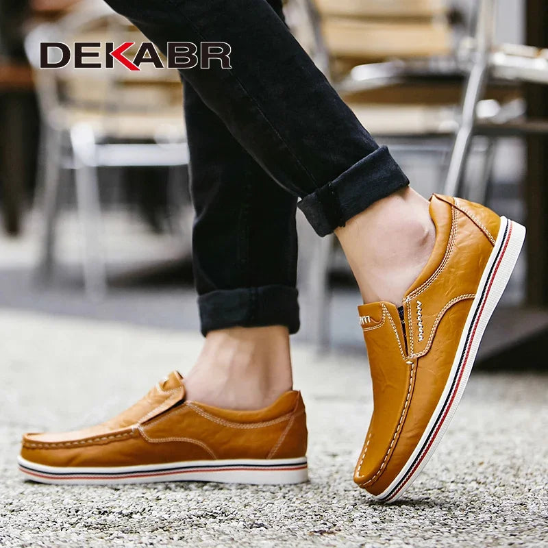 Men Luxury Fashion Slip On Loafers