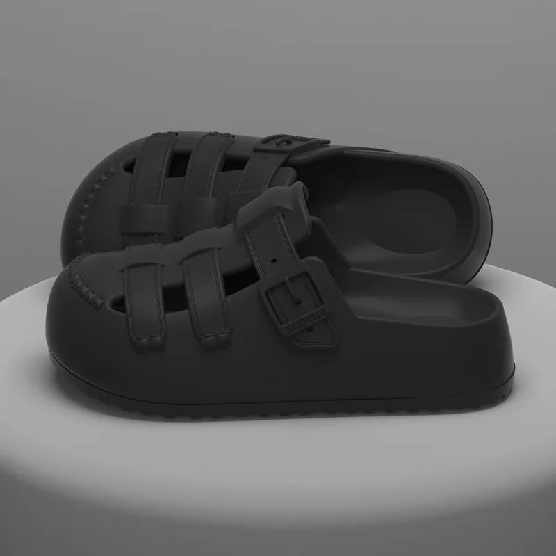 صنادل نسائية بكعب مسطح كاجوال