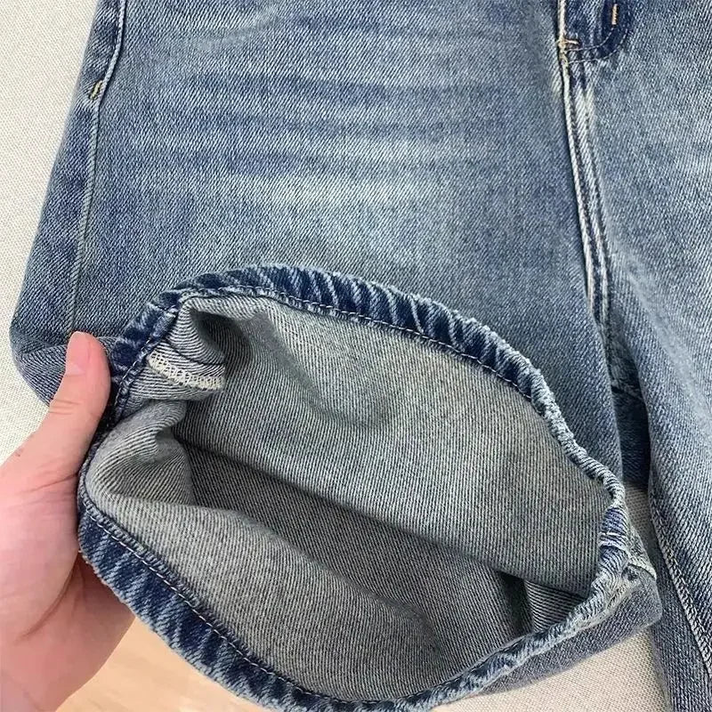 Women’s High Waist Denim Shorts - Casual Summer Fashion