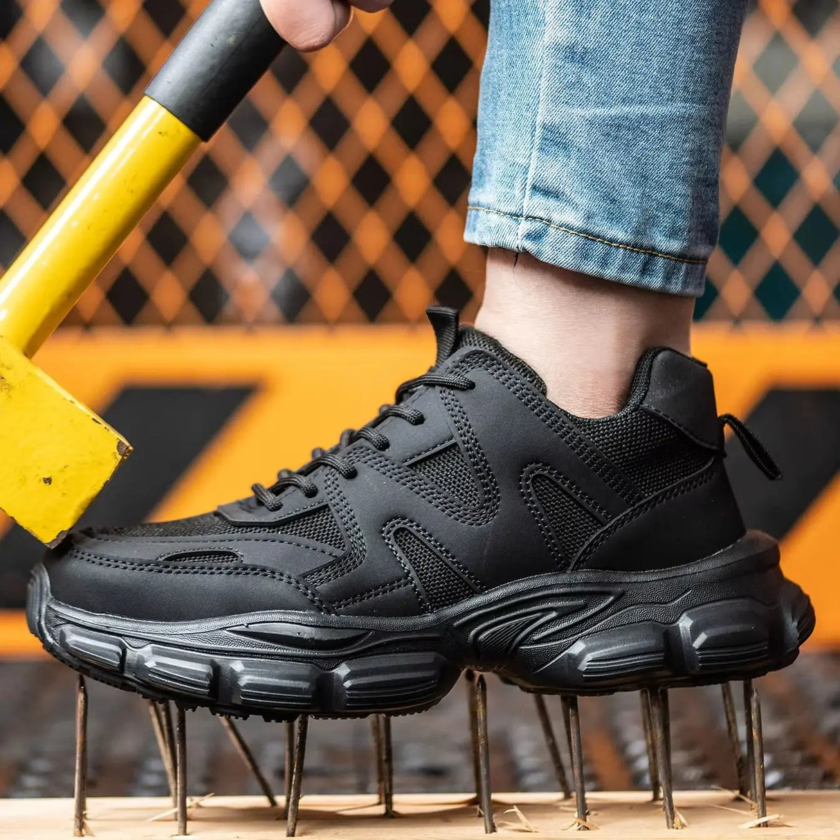 أحذية أمان نسائية مقاومة للماء بأصابع فولاذية