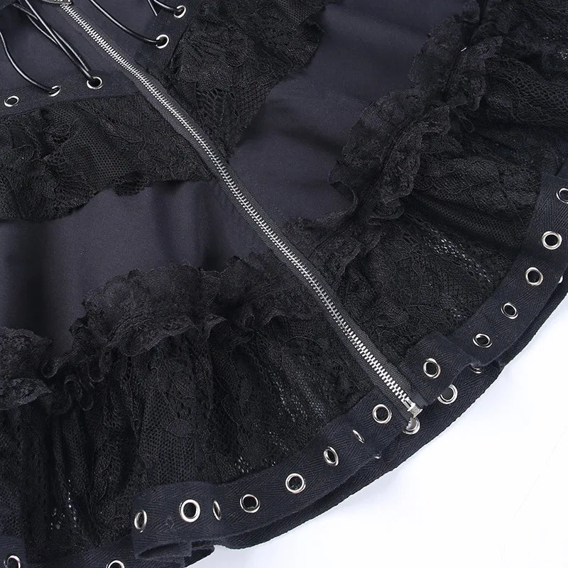 Women Harajuku Gothic Skirt