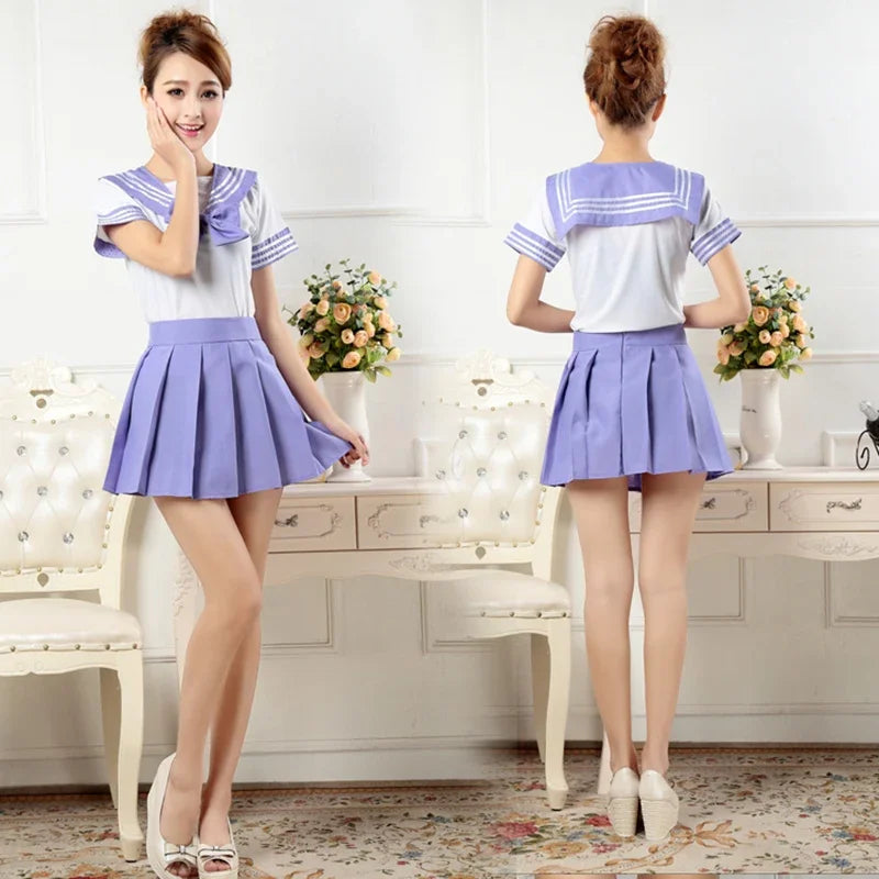 Japanese JK Sailor Schoolgirl Cosplay Uniform