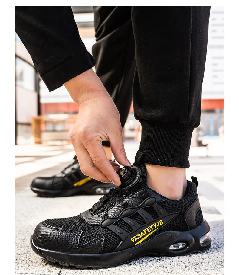 أحذية رياضية آمنة للرجال مزودة بوسادة هوائية