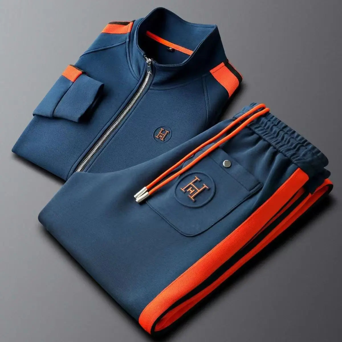 Men's Embroidered Sportswear Set