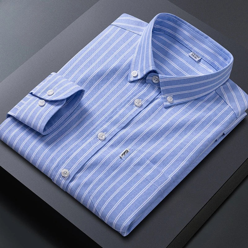 Men Striped Cotton Shirt
