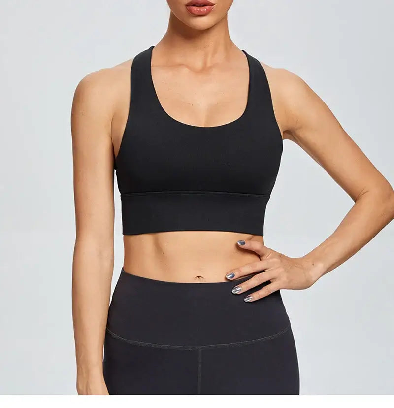 حمالة صدر رياضية نسائية بظهر متقاطع مقاس كبير