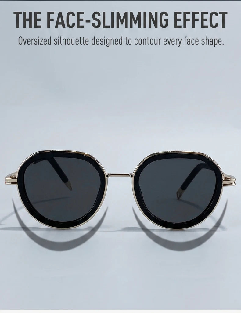 Vintage Round Metal Sunglasses