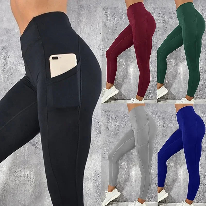Women Pocketed Gym Yoga Leggings