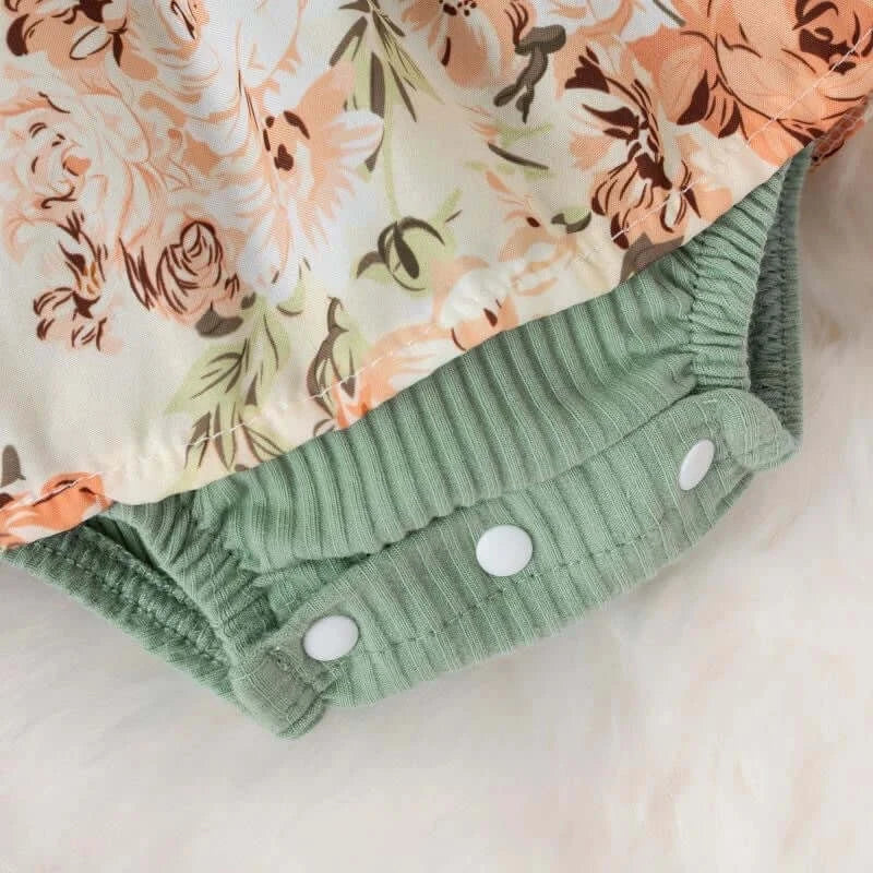 فستان بناتي مع جمبسوت مخطط بعقدة فيونكة