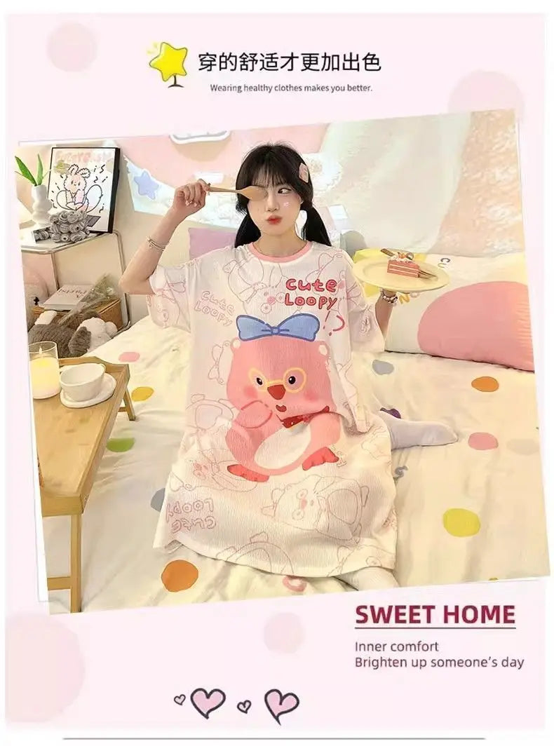 Sanrio Kuromi Cute Pajamas Cosplay Costume