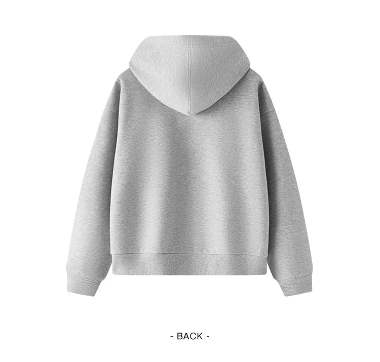 Semir Hooded Embroidered Drop Shoulder Jacket
