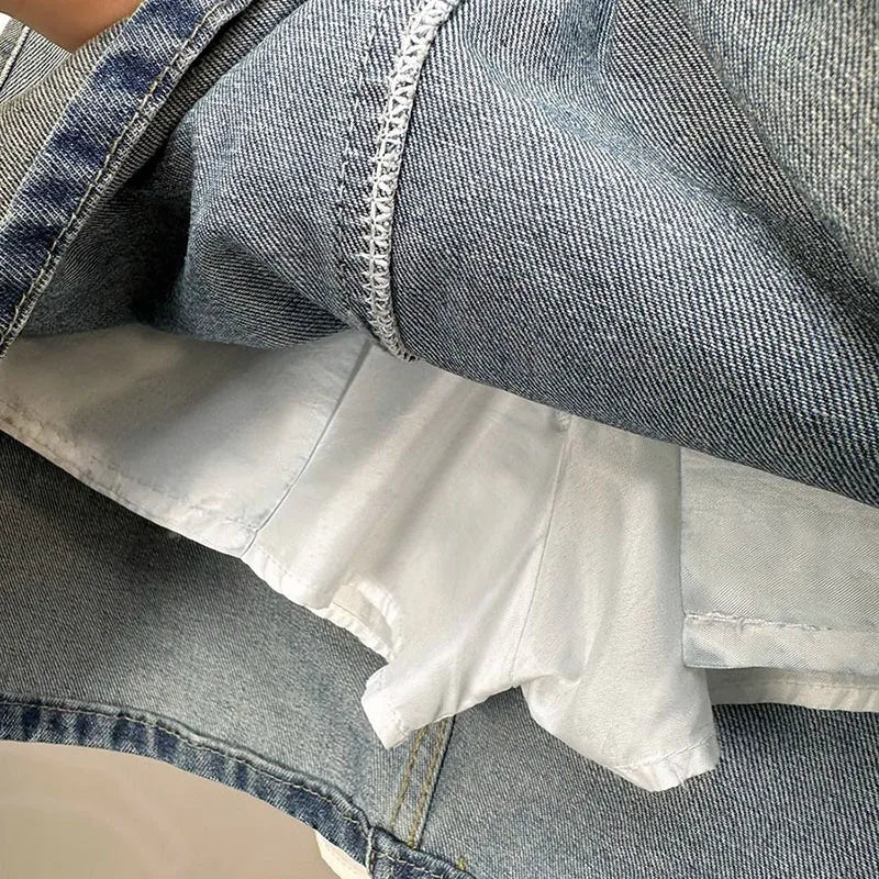 AllureForm™ – تنورة رفيعة عالية الخصر (قصّة كورية أنيقة على شكل حرف A)