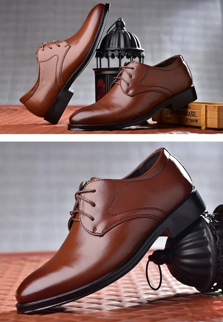Men’s Pointed Toe Formal Dress Shoes