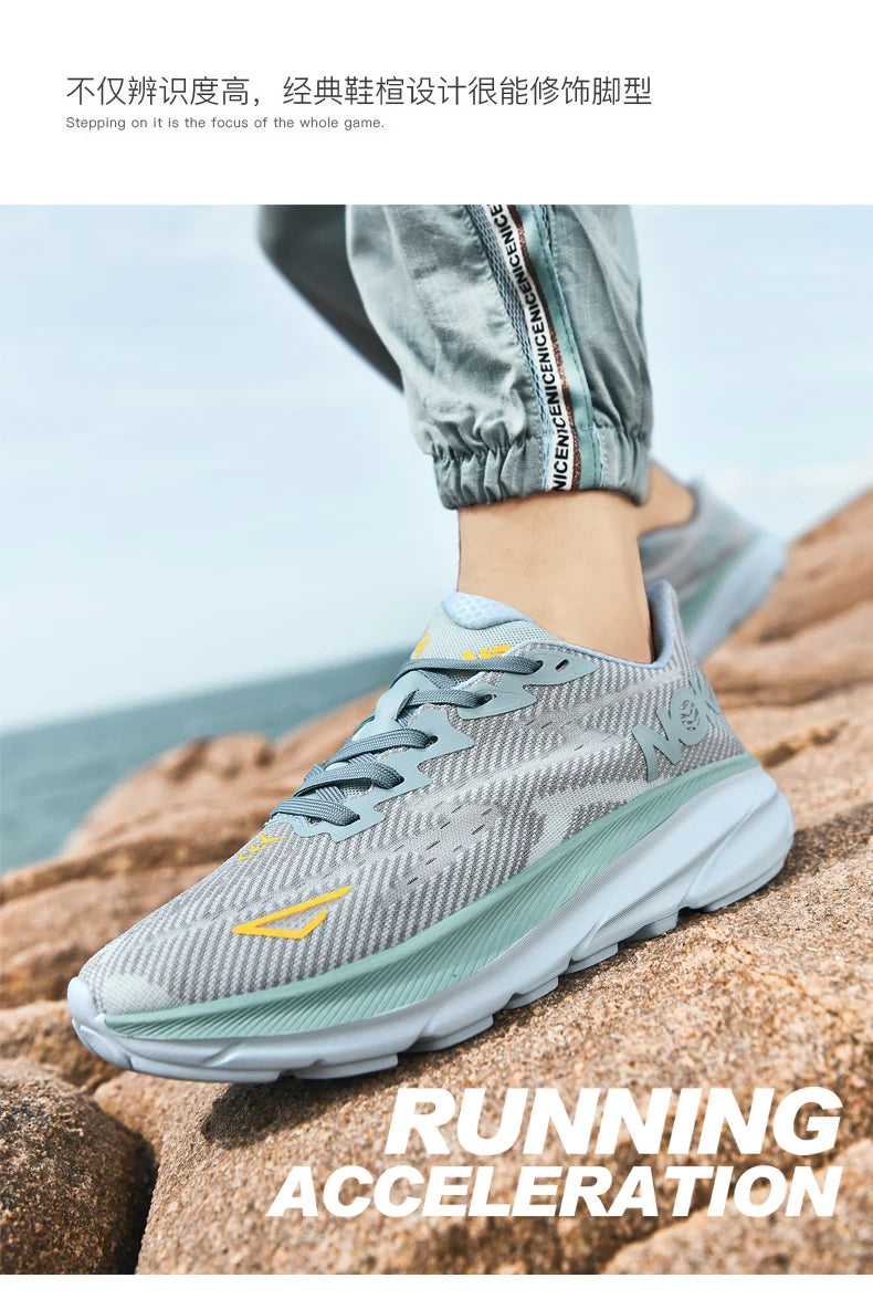 حذاء رياضي رجالي للجري مزود بوسادة هوائية