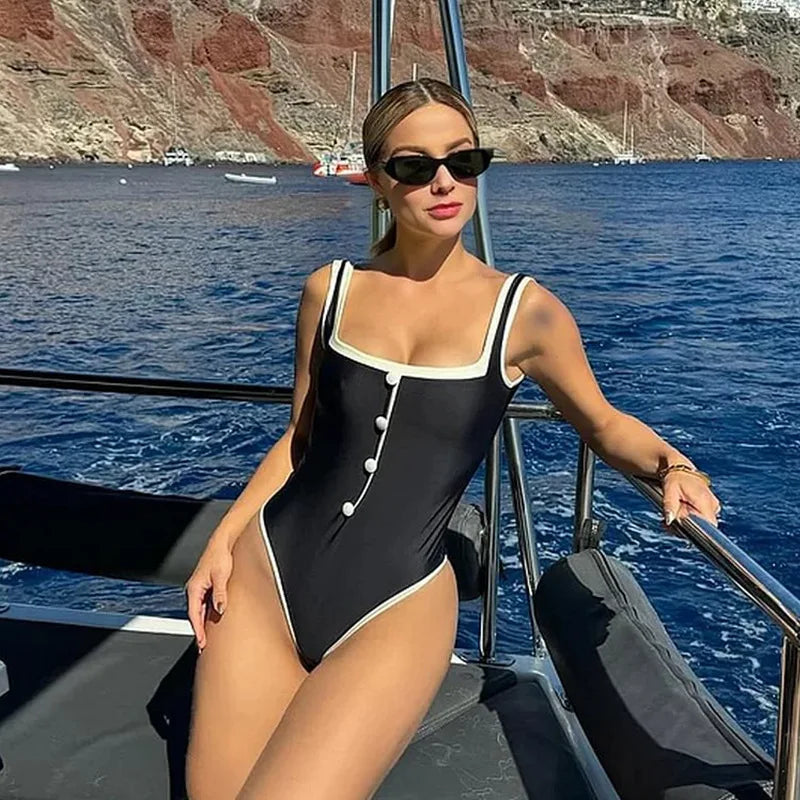 Vintage Bandeau Swimsuit