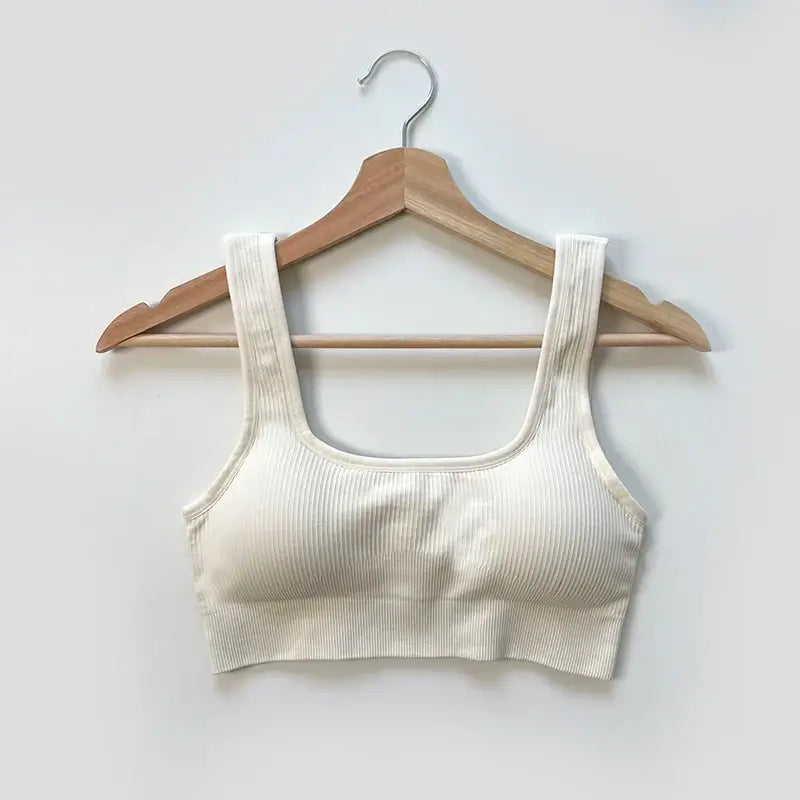 حمالة صدر يوغا مبطنة بدون درزات للنساء