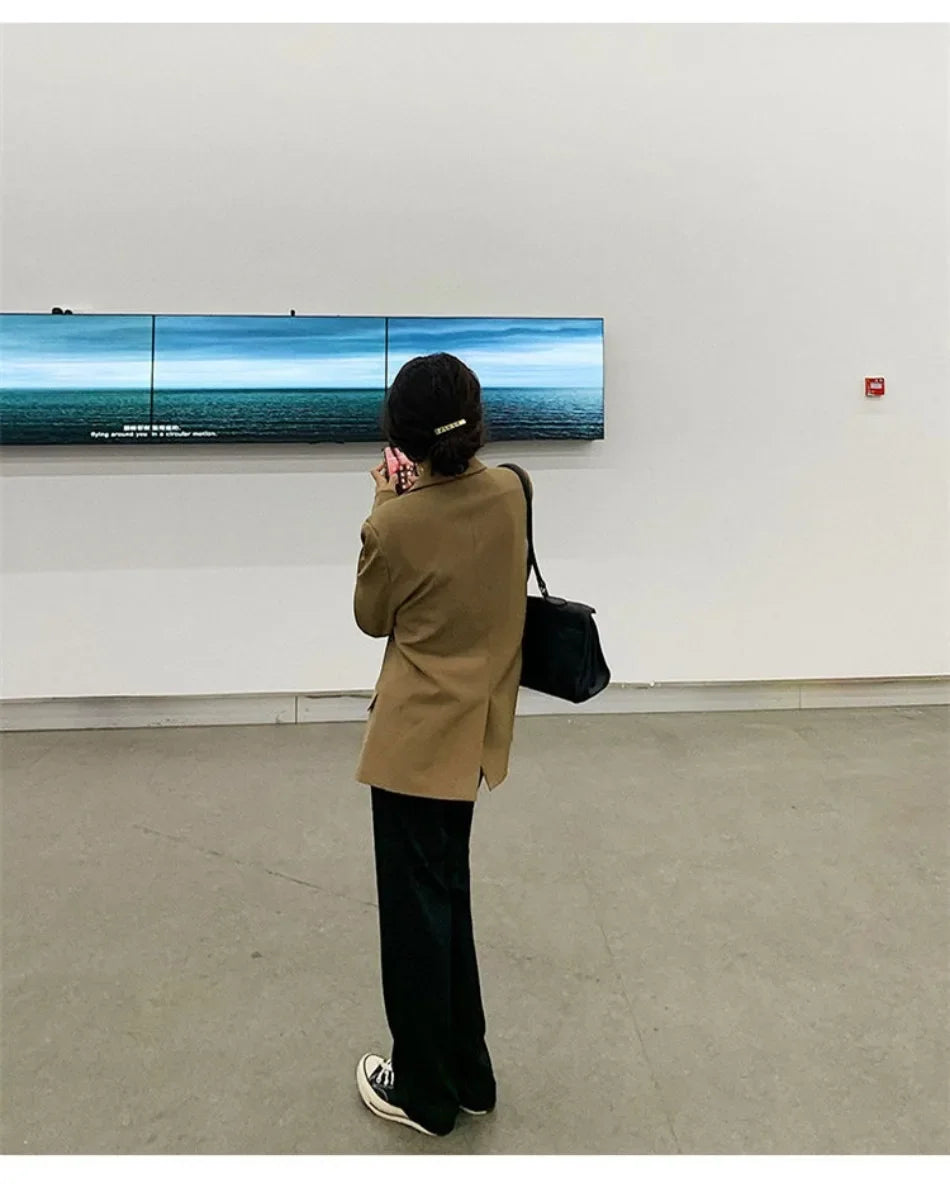 PowerSet™ – Slim Blazer Suit Set (Office-Classy, Tailored for Comfort & Impact)