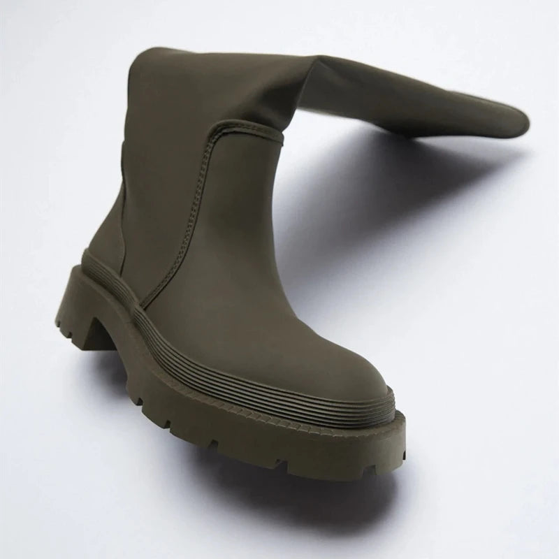 Women Punk Boots – 2025 Knee-High