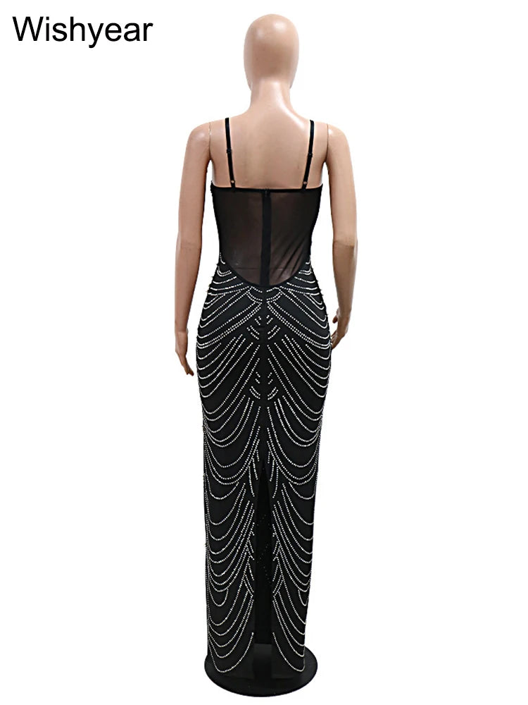 Royal Crystal Pearl Gown