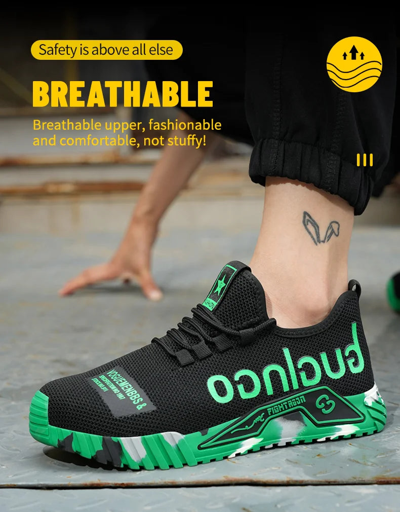 أحذية أمان نسائية بنعل ناعم وواقية