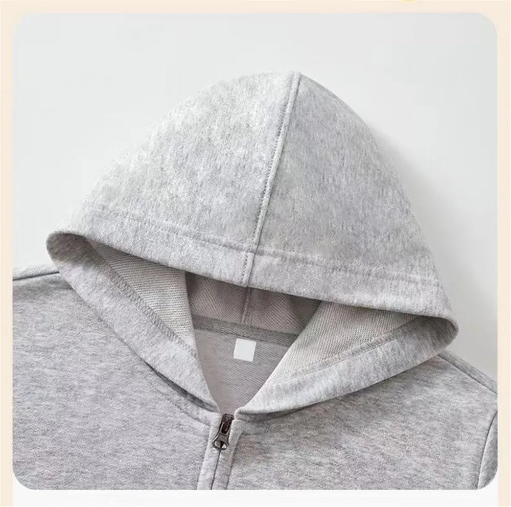 Brooklyn Print Zip-Up Hoodie