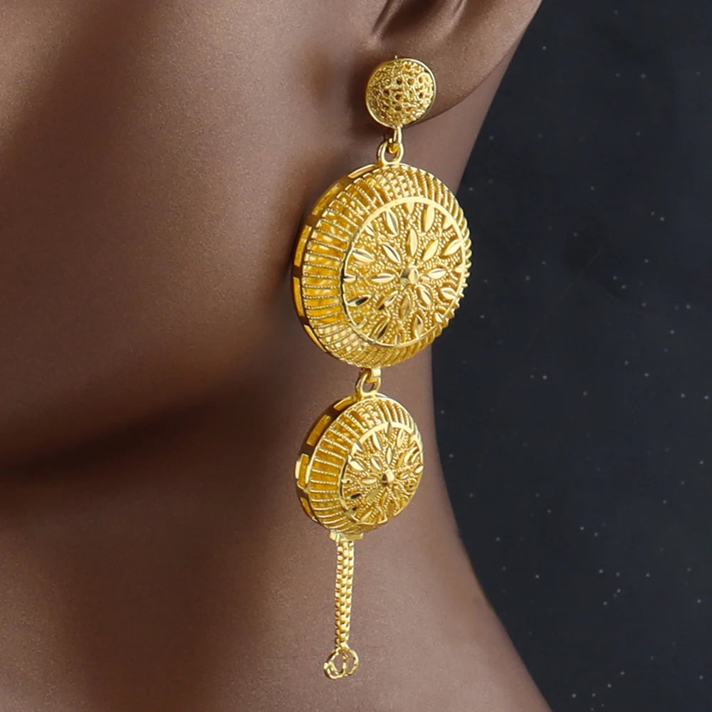 Dubai Gold Plated Wedding Jewelry Set