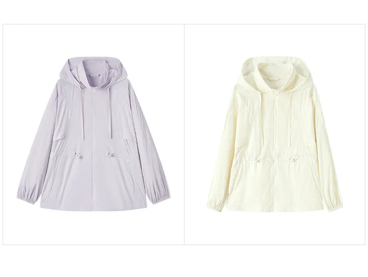 Women's Sun Protection Waterproof Summer Jacket