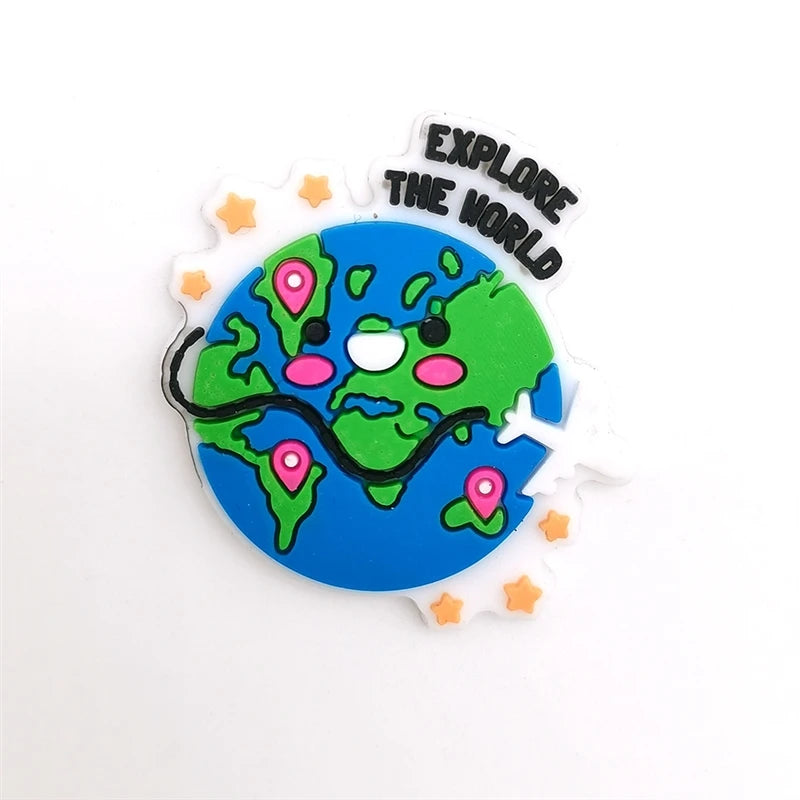 Women Astronaut Shoe Charms Space Accessories