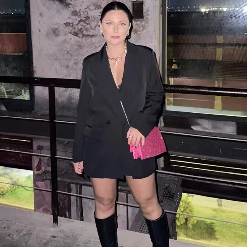 TrafLux™ – Color-Rich Office Blazer (Casual Power Dressing for Women)