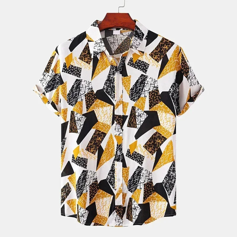 Retro Mosaic Resort Shirt