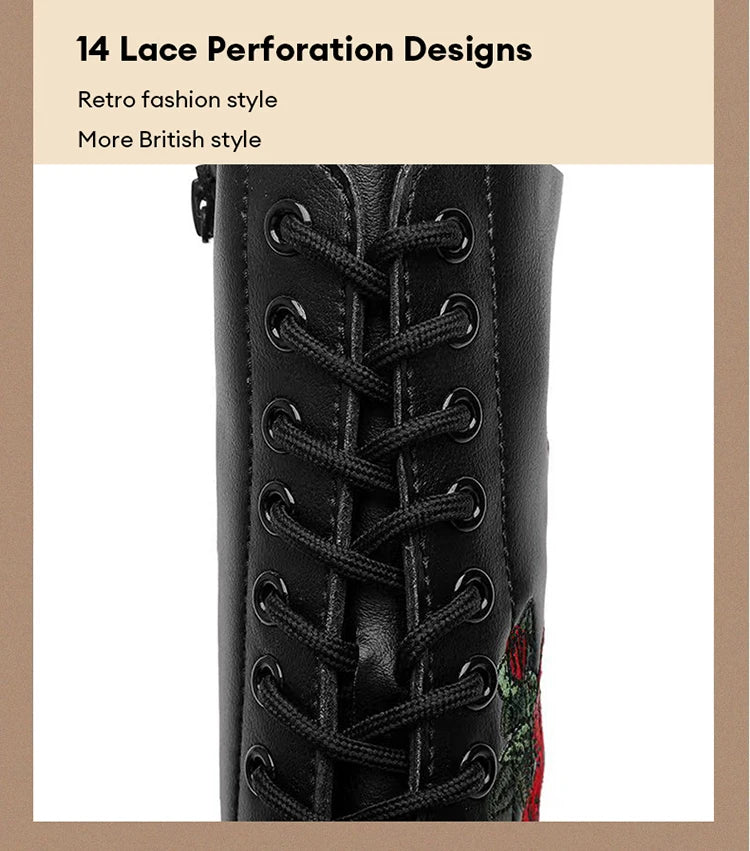 أحذية نسائية متوسطة الساق مقاومة للماء والدفء ومقاومة للمطر