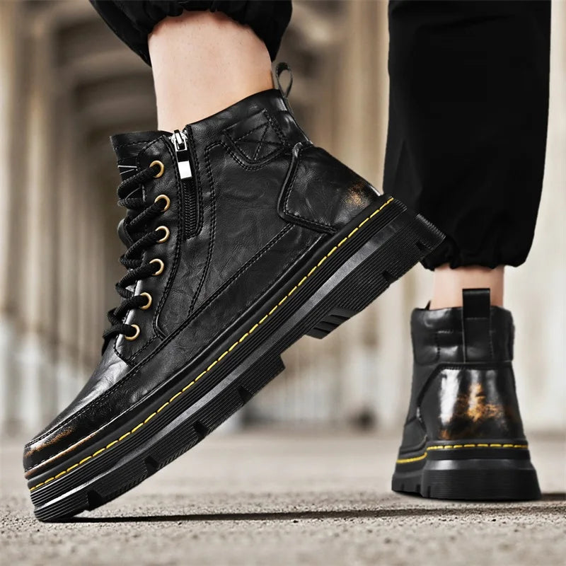 Men’s High-Top Lightweight Casual Boots