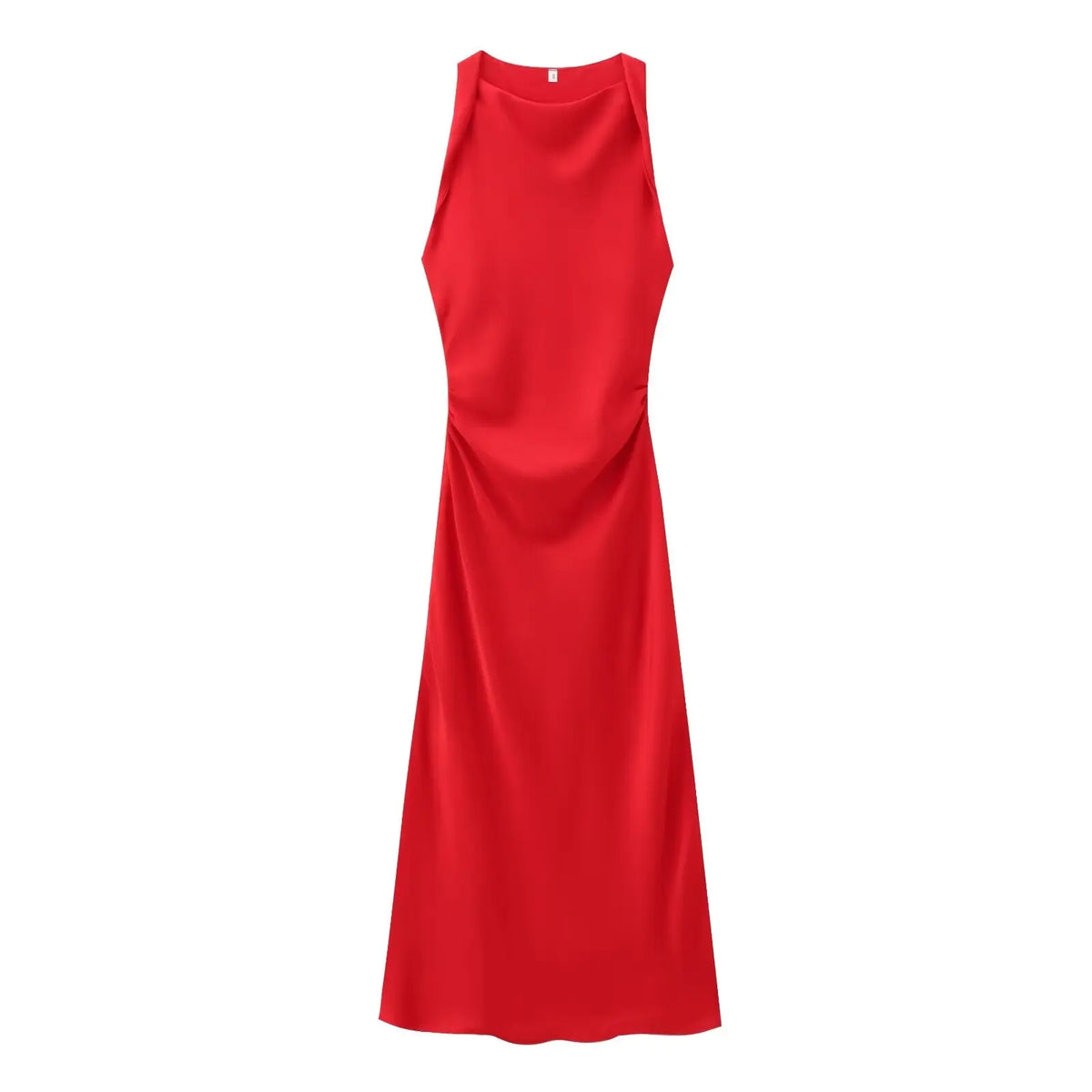 Luxe Satin Midi Elegance Dress
