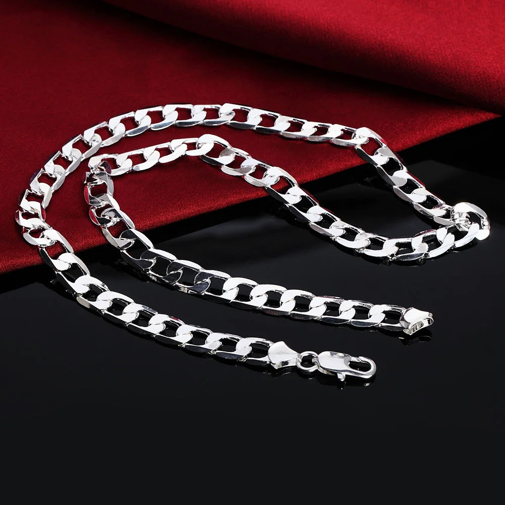 925 Sterling Silver Cuban Link Chain